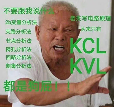 不要跟我说2b变量分析法老夫写电路原支路分析法从来只有节点分析法网孔分析法CL回路分析法割集分析法（不要跟我说2b变量分析法老夫写电路原支路分析法从来只有节点分析法网孔分析法CL回路分析法割集分析法）