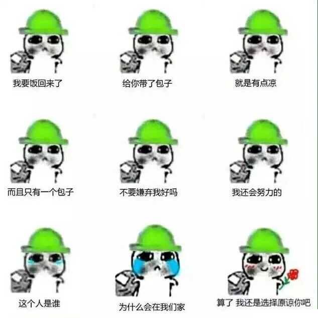 你们最喜欢的绿帽子_绿帽子_装逼表情包