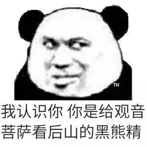 我认识你你是给观音菩萨看后山的黑熊精（我认识你你是给观音菩萨看后山的黑熊精）