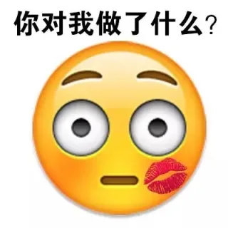 你对我坐了什么？（口红）